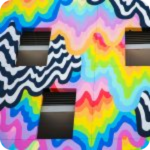 Technicolor Strip by Jen Stark. Image credit: PLATFORM