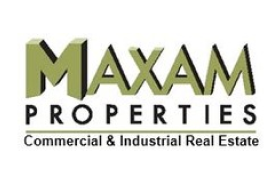 "Maxam Properties: Commercial and Industrial Real Estate" logo