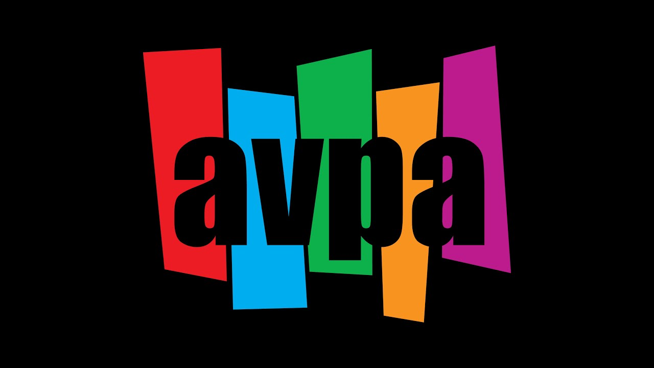 avpa culver city logo over black background