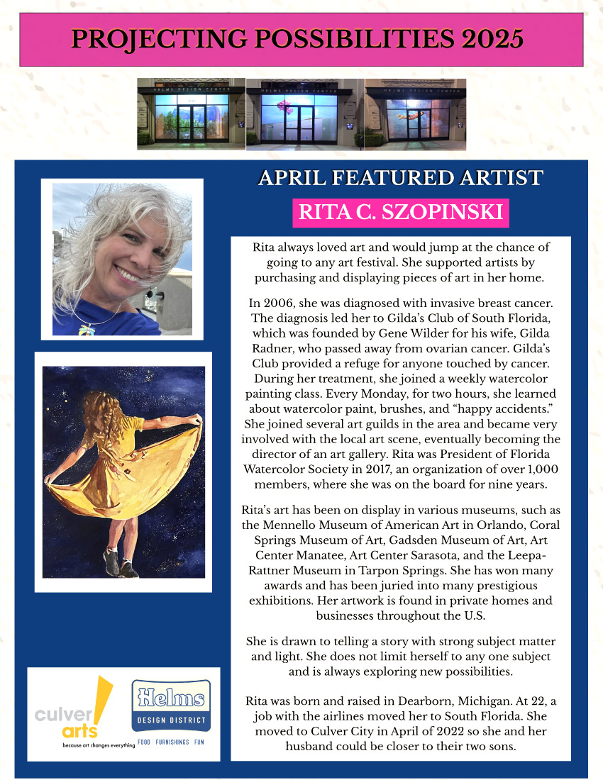 Projecting Possibilities Featured Artist Rita S Projecting Possibilities Featured Artist Rita S