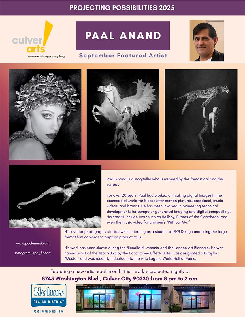 Projecting Possibilities Featured Artist Paal Anand September202