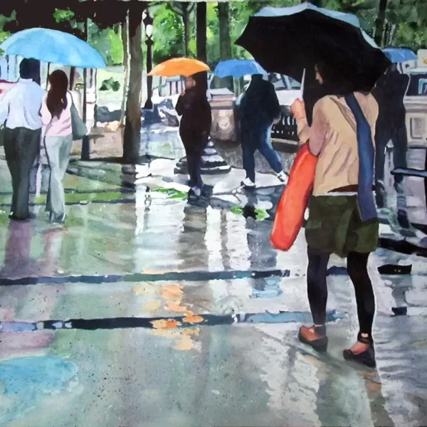 13 Rita C. Szopinski Walking in the Rain